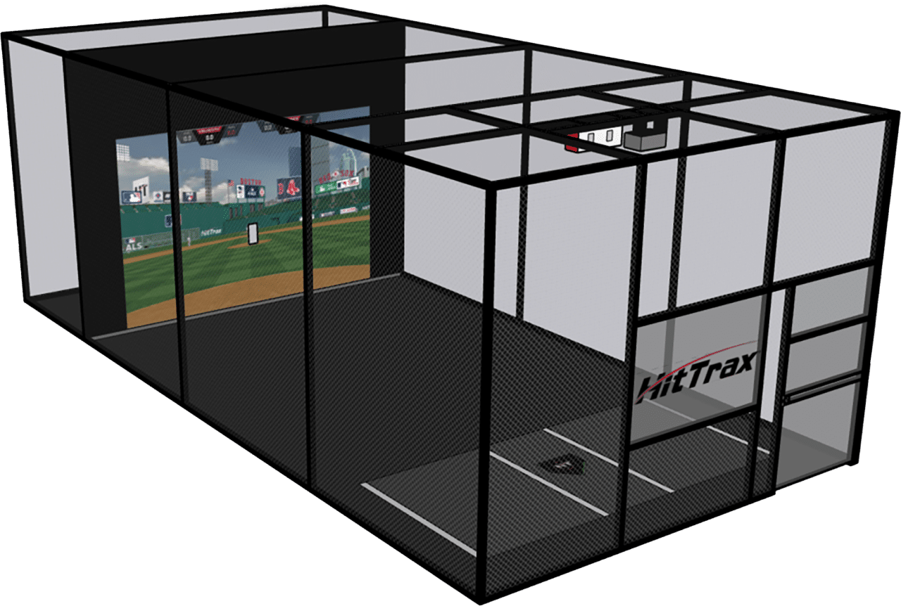 HitTrax Suite Cage Rendering